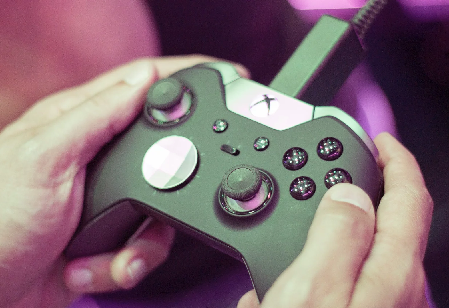 The controller feels high-end and responsive