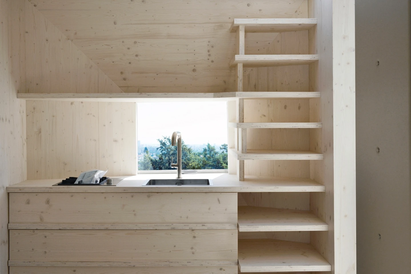 Living Unit on Ljubljana Castle's kitchen area