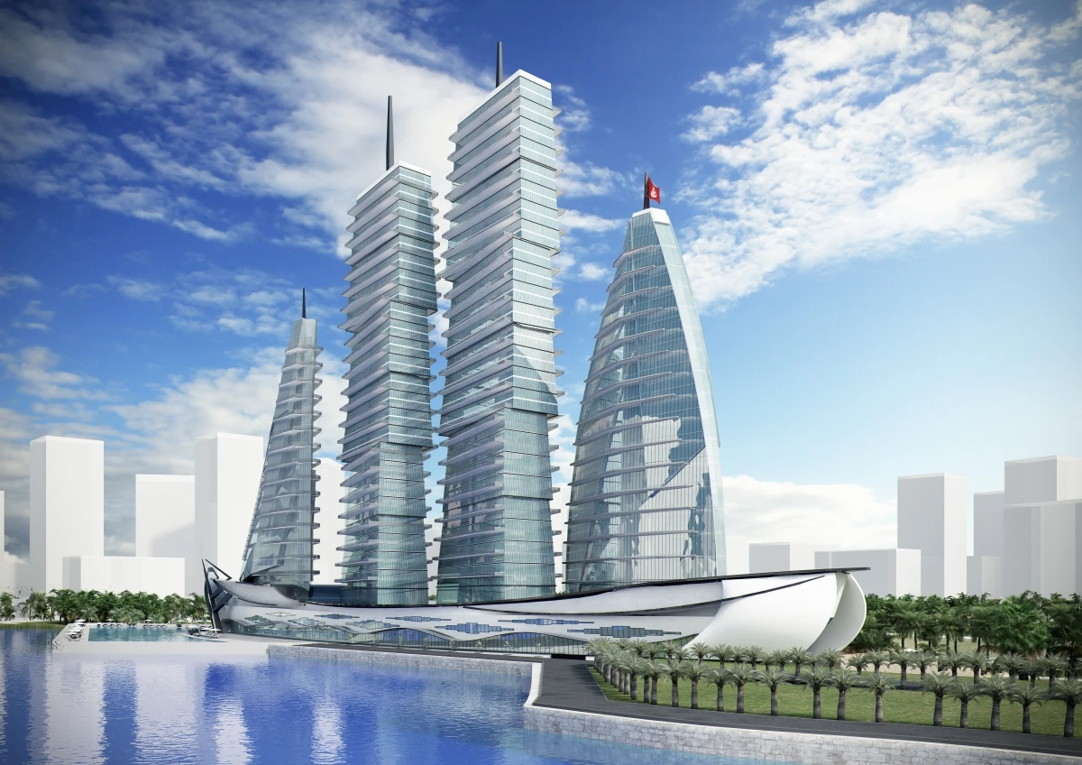 The White Sails Hospital and Spa would be located within Tunisia's Economic City development (Image: Vasily Klyukin)