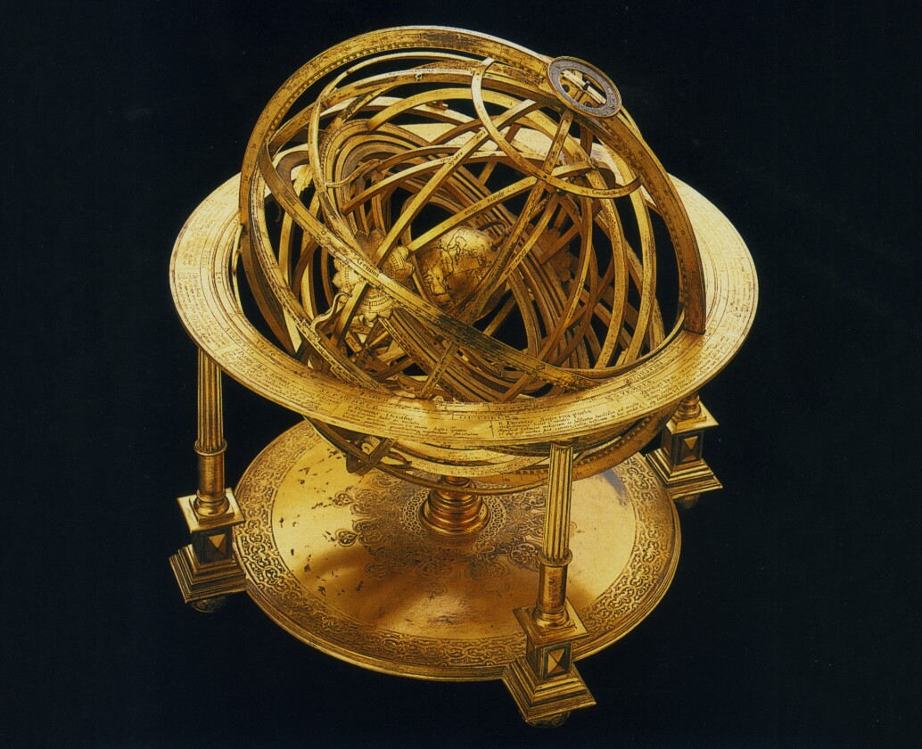 One of the most expensive scientific instruments ever sold fetched a similar price, being a gilt-brass Ptolemaic Armillary Sphere sold at a Christie's (London) auction in April, 1997 for $1,250,991 (£771,500). Though unsigned and undated, the armillary sphere is undoubtedly associated with the terrestrial and celestial gilt-metal globes made for Sultan Murad III (see 'perspective on price' for #20 - Liber Insularum Archipelagi) as it was engraved by the same hand as the globes, and bears the same date of 1579.