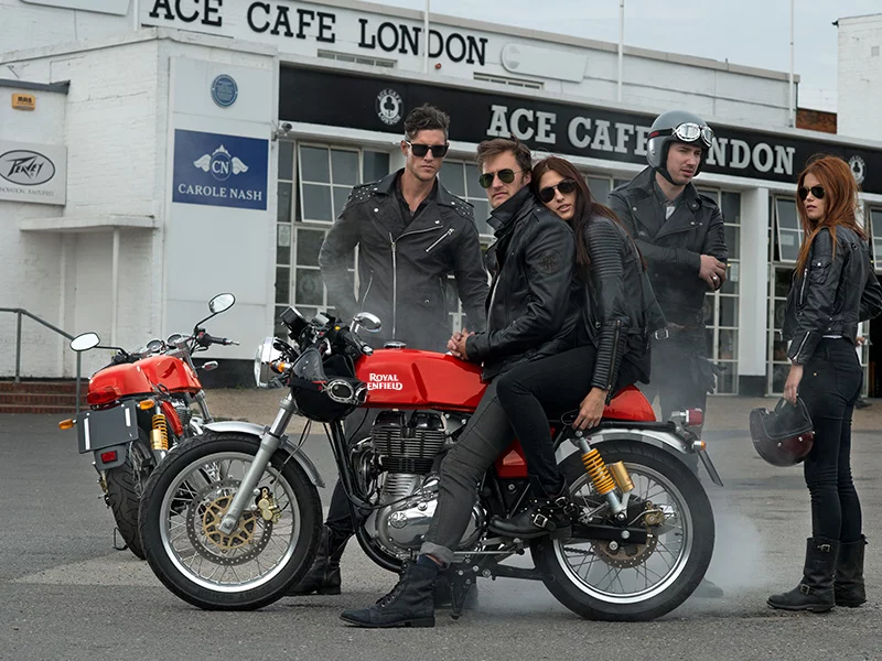 Royal Enfield's Continental GT: built to mimic rocker-style UK cafe racers of the 1950s and 60s.