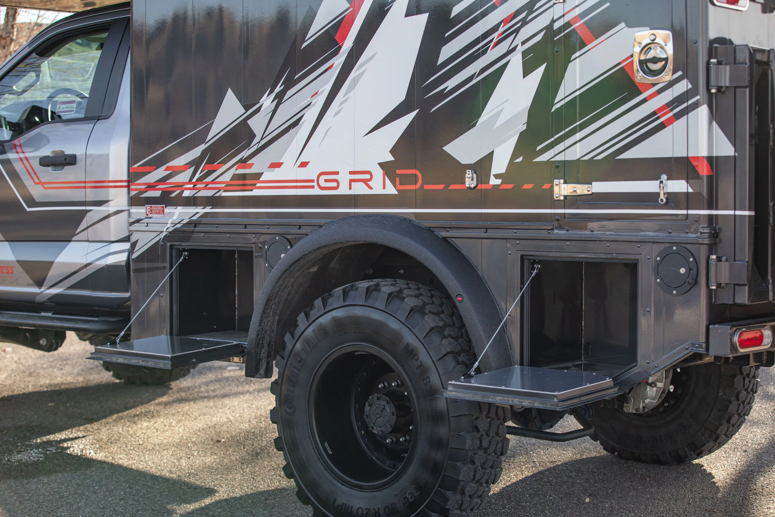 More exterior storage space