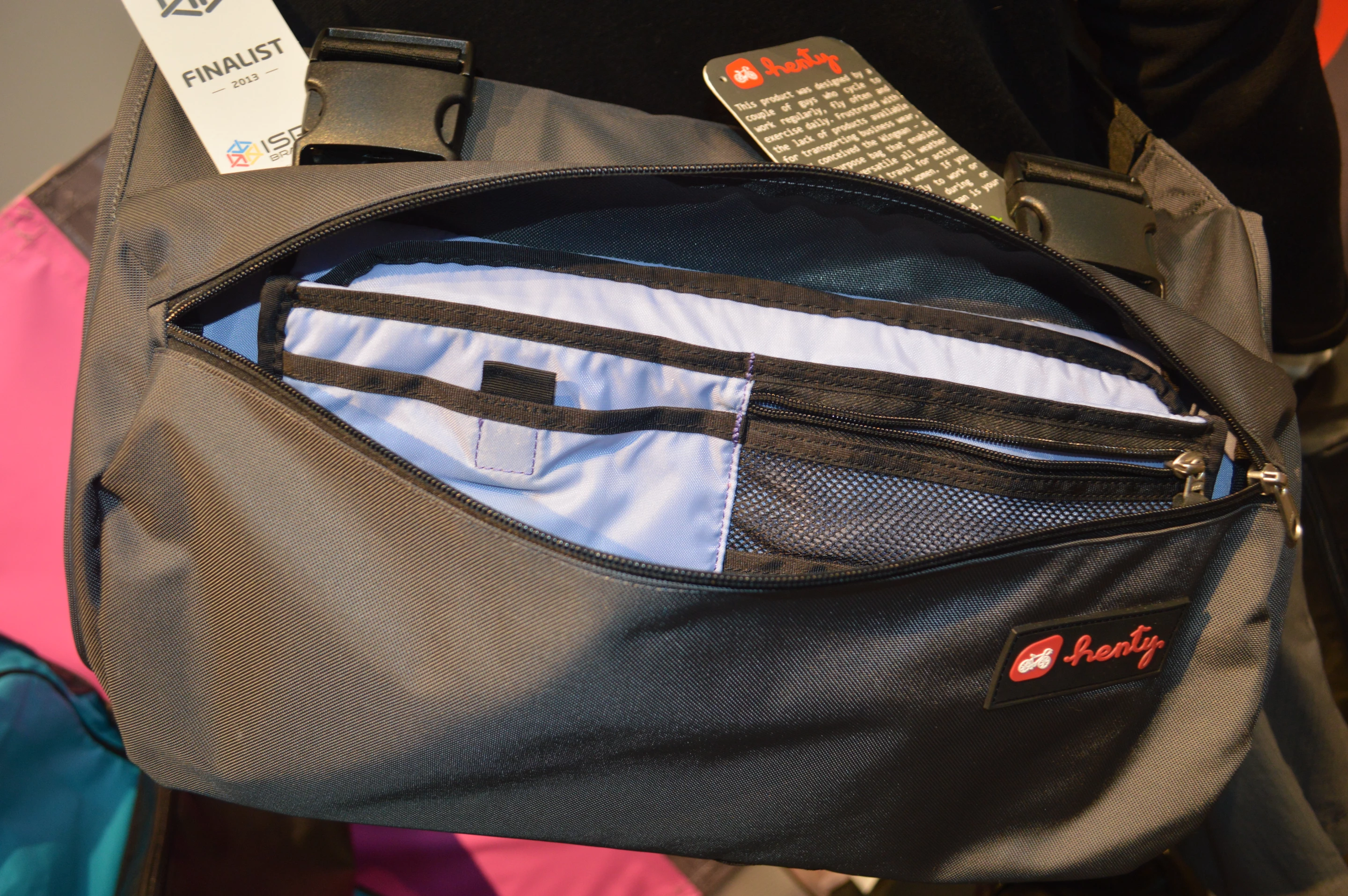 Plans are to make the laptop sleeve removable in future versions