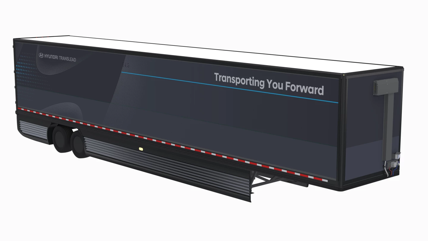 The new Translead trailer concept uses a unique structural design and liquid nitrogen to keep
