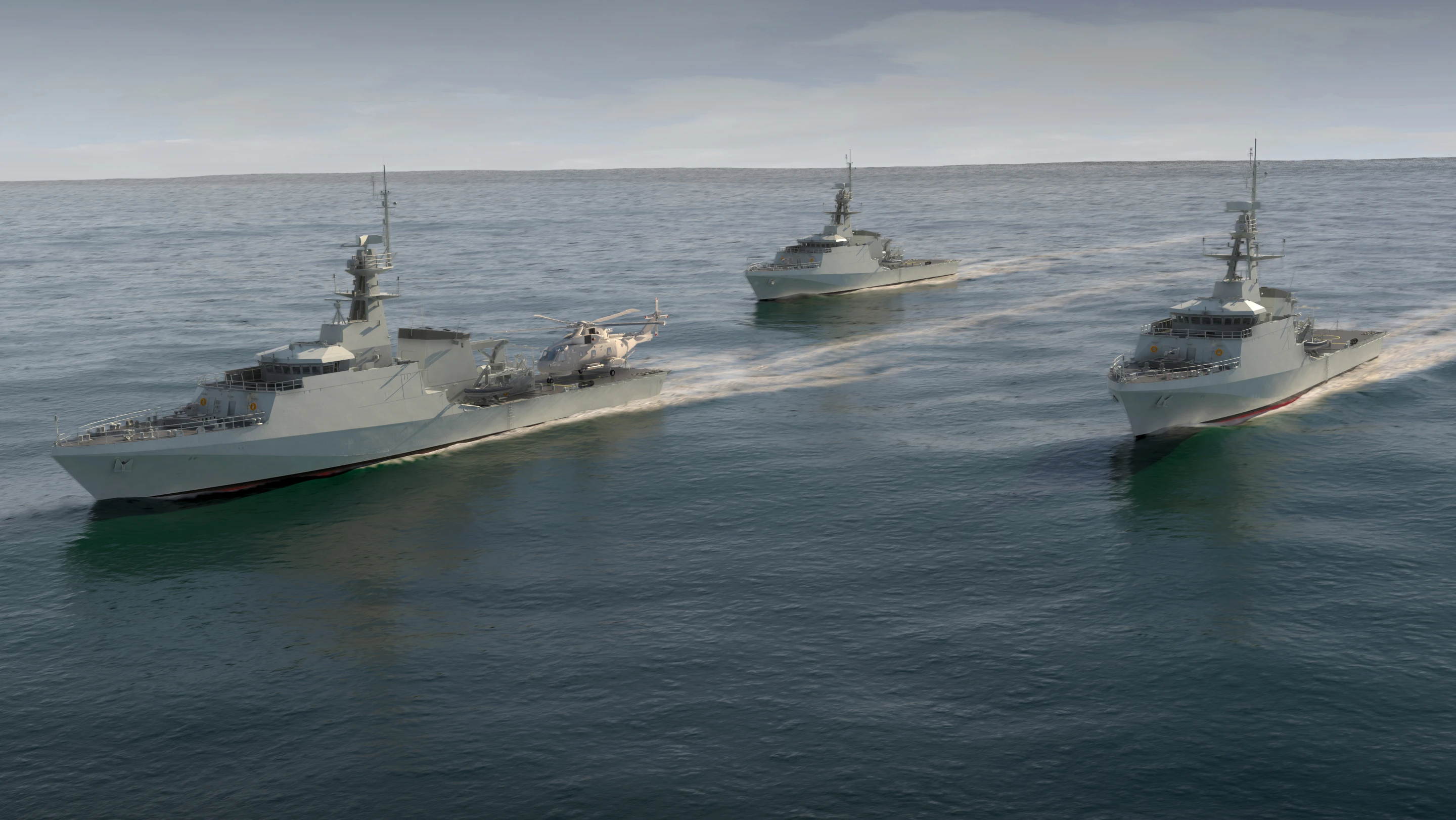 Artist's concept of the Royal Navy's new OPVs