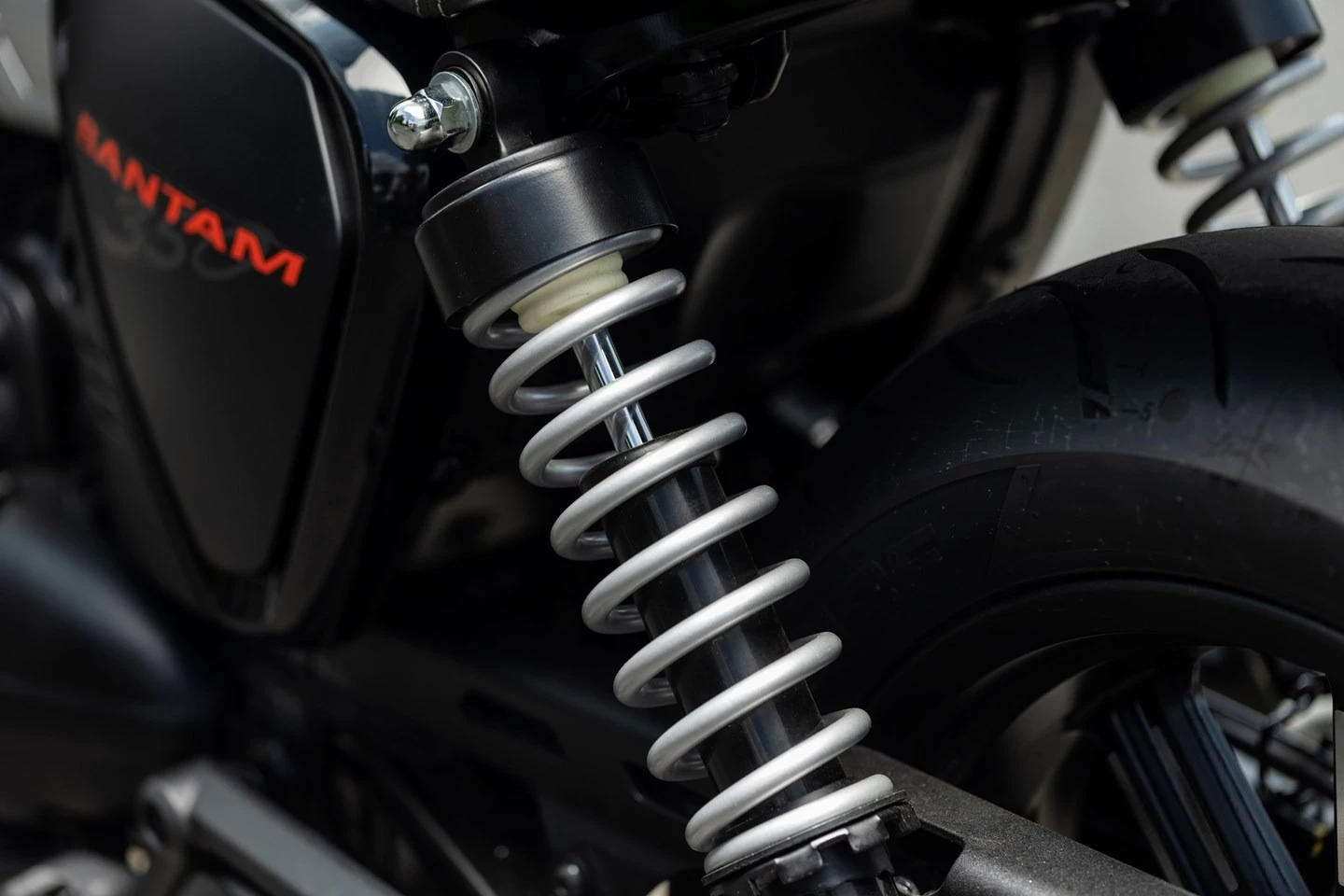 The BSA Bantam offers 5.3 inches of travel from the front end and 3.9 inches of travel at the back