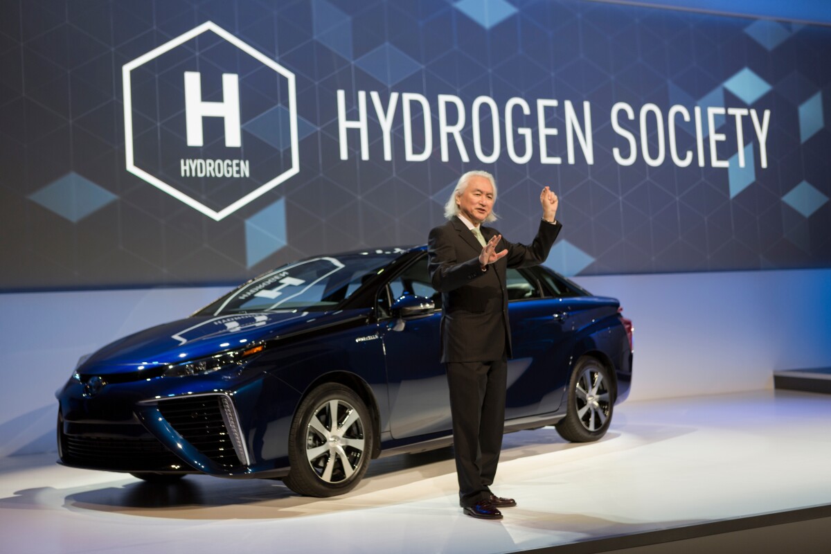 Dr. Michio Kaku speaks at Toyota's CES 2015 press conference