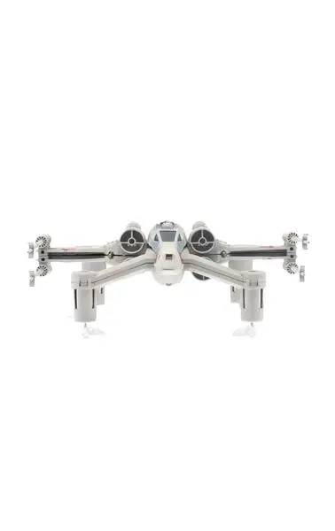 The "invisible blades" make sure the propellers don't ruin the aesthetic of the X-Wing