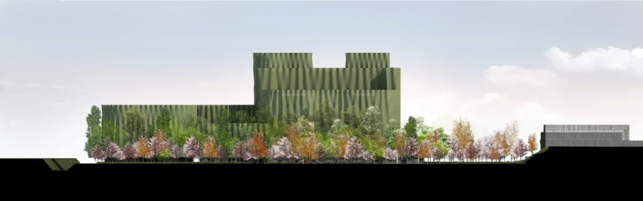 AZPA's proposal for a new gas power station in Wedel, Germany asks, why do power stations always look like power stations? (Image: AZPA)