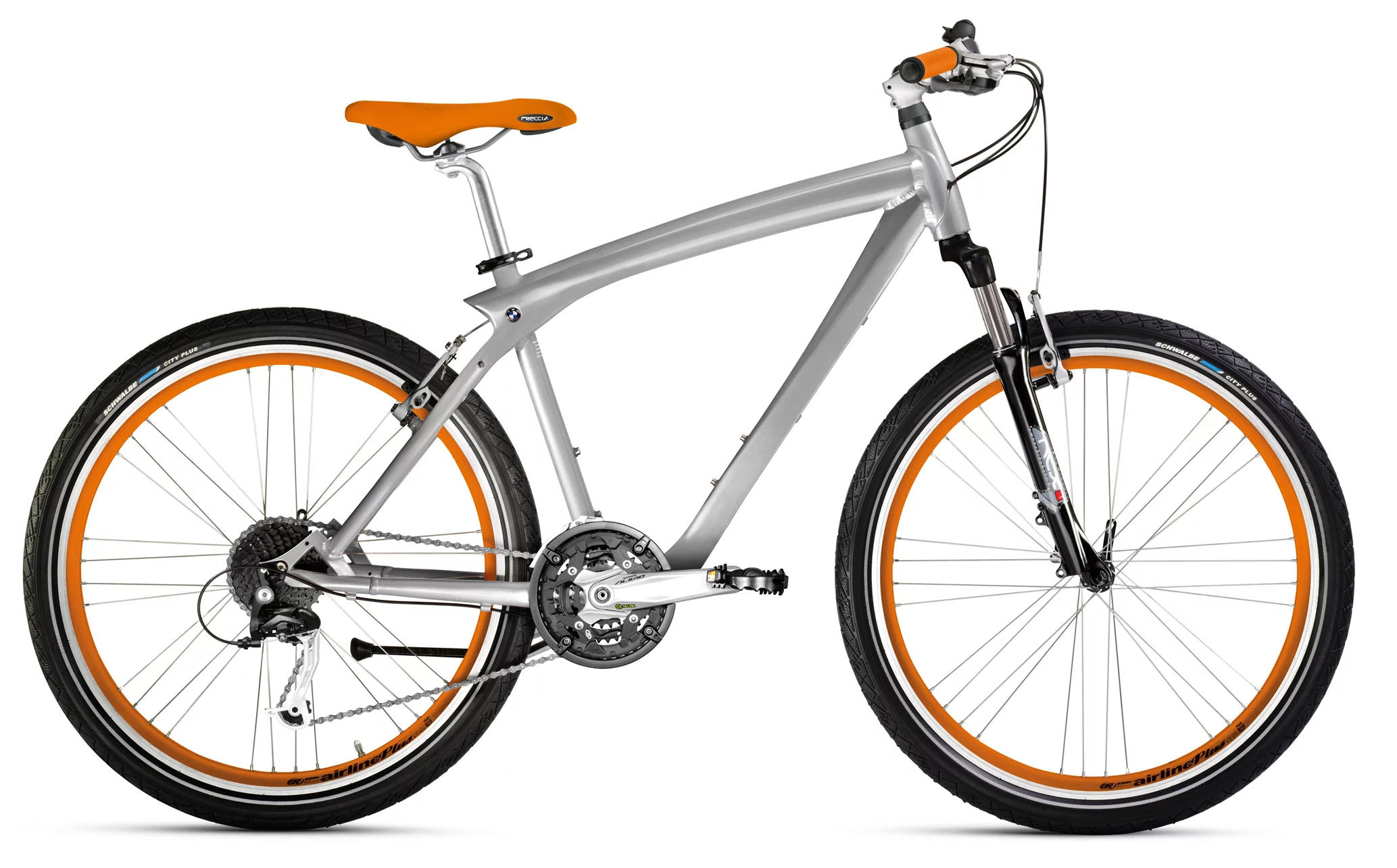 The 2012 BMW Cruise Bike is available in "radiant orange"