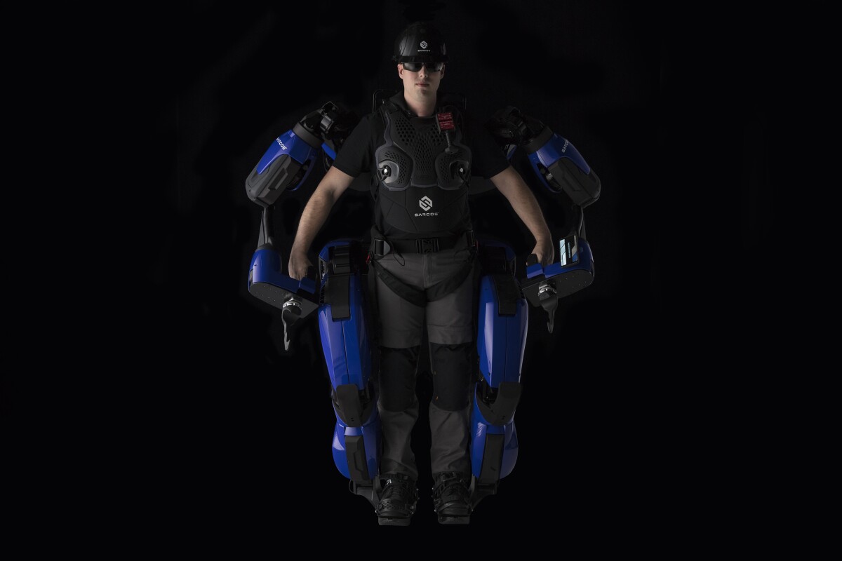 Sarcos says the Guardian XO can be donned or doffed in about 30 seconds