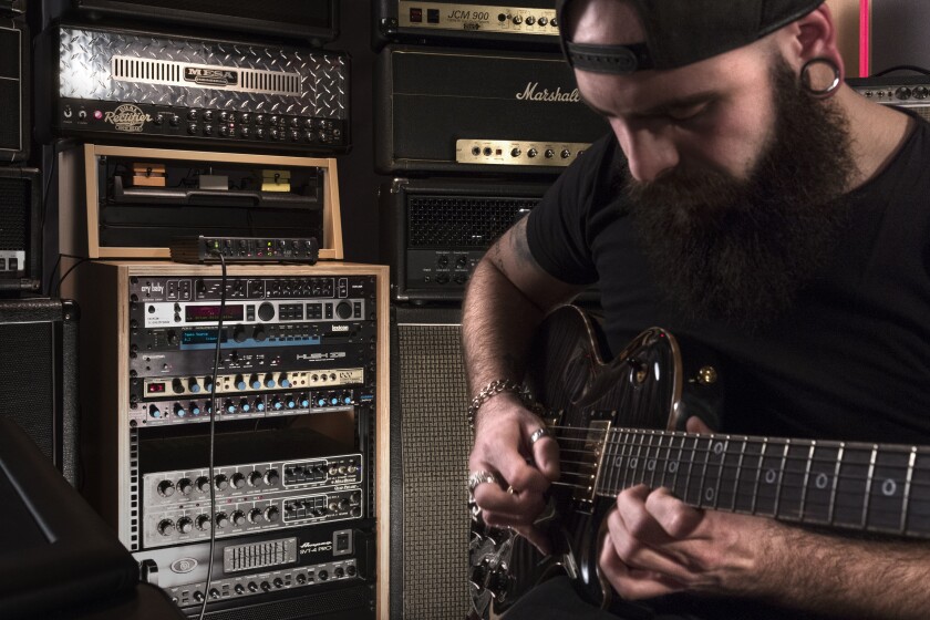 Re-amplification modes cooked into the Axe I/O allow for the pain-free integration of "real world" music hardware into the recording setup, should you prefer your own amp or pedalboard to those offered by plug-ins loaded into the recording software running on the laptop or computer