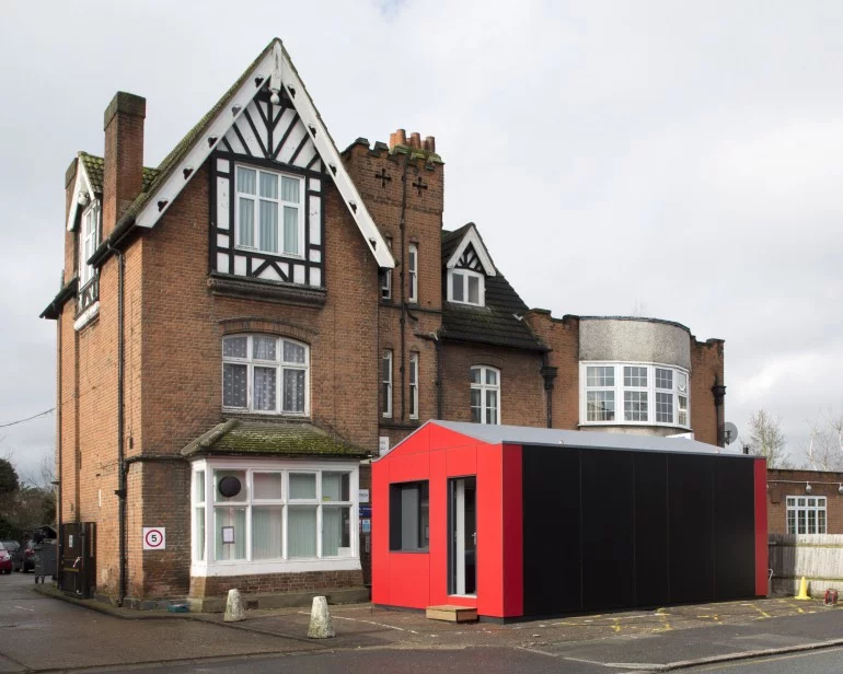 The Y:Cube is prefabricated and built from mostly renewable materials. It measures 26 sq m (280 sq ft), and costs £30,000 (US$49,900) to construct (Photo: YMCA LSW)