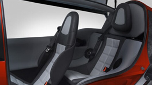 The Zerotracer's comfortable interior