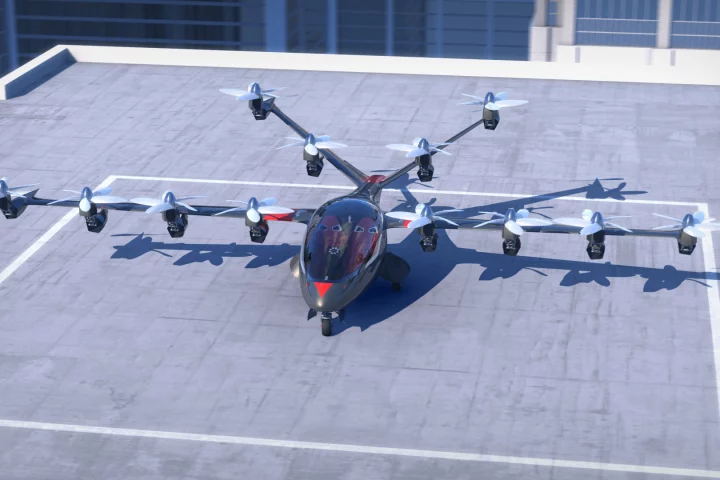 Joby conceives the S2 VTOL tilt-rotor aircraft as a kind of commuter aircraft
