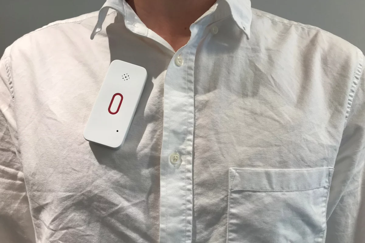 The basic SpeakSee system comes with three mics, although up to nine can be used