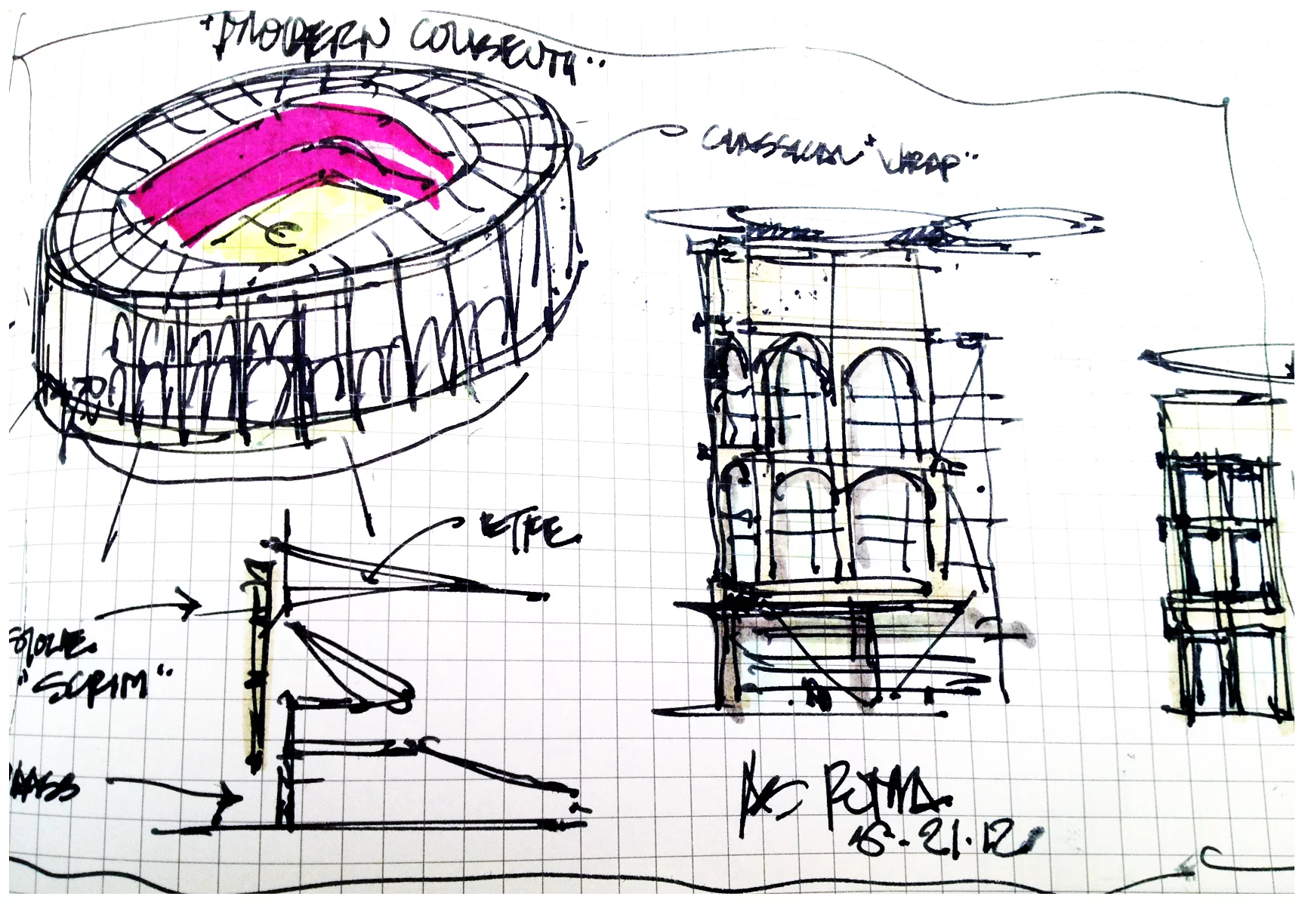 Architectural sketch (Image: Woods Bagot)