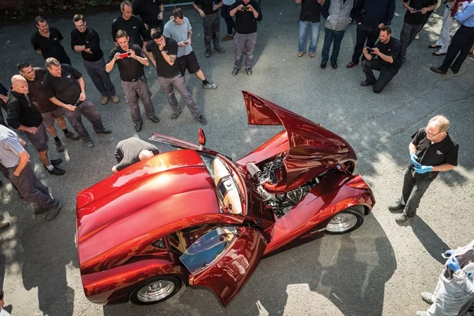 A view from above of the Morgan SP1