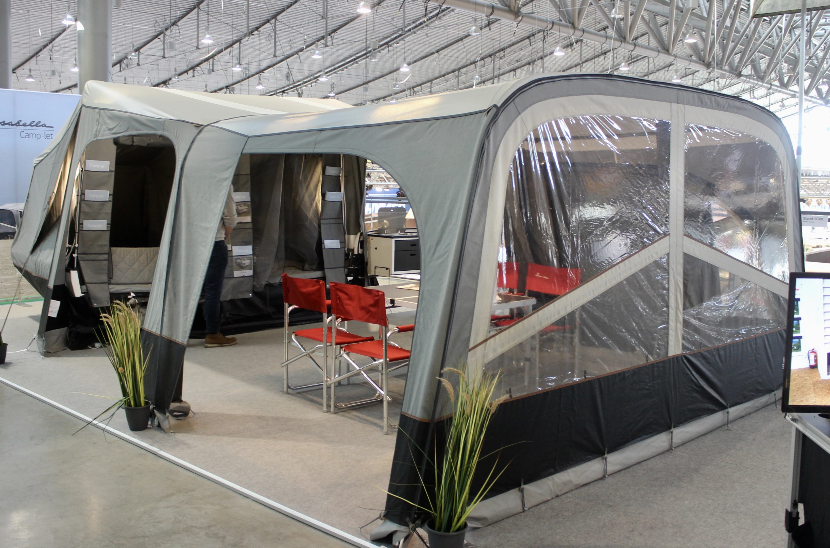 The Isabella Camp-Let packs small and expands out into an impressive outdoor living space