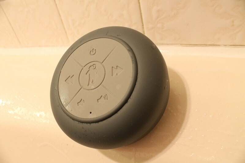 The Splash Tunes Pro is one of our favorite Bluetooth shower speakers