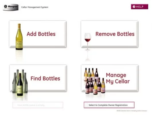 a screenshot from the wine inventory and management system