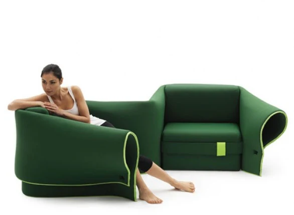 With a few simple adjustments you can create an L-shaped conversation nook (Image from Campeggi)