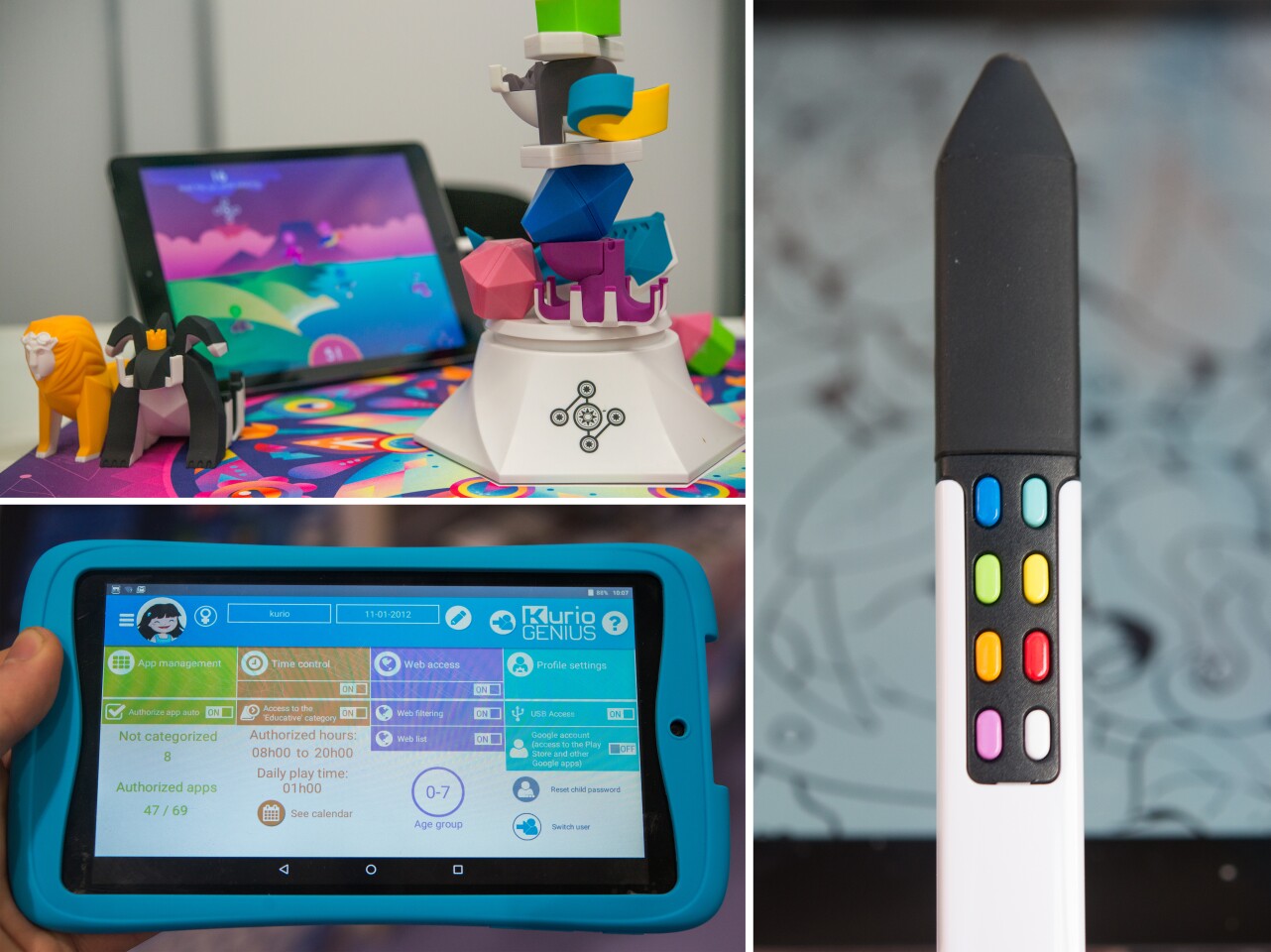 There seemed to be fewer toys at Toy Fair this year which required a tablet to use