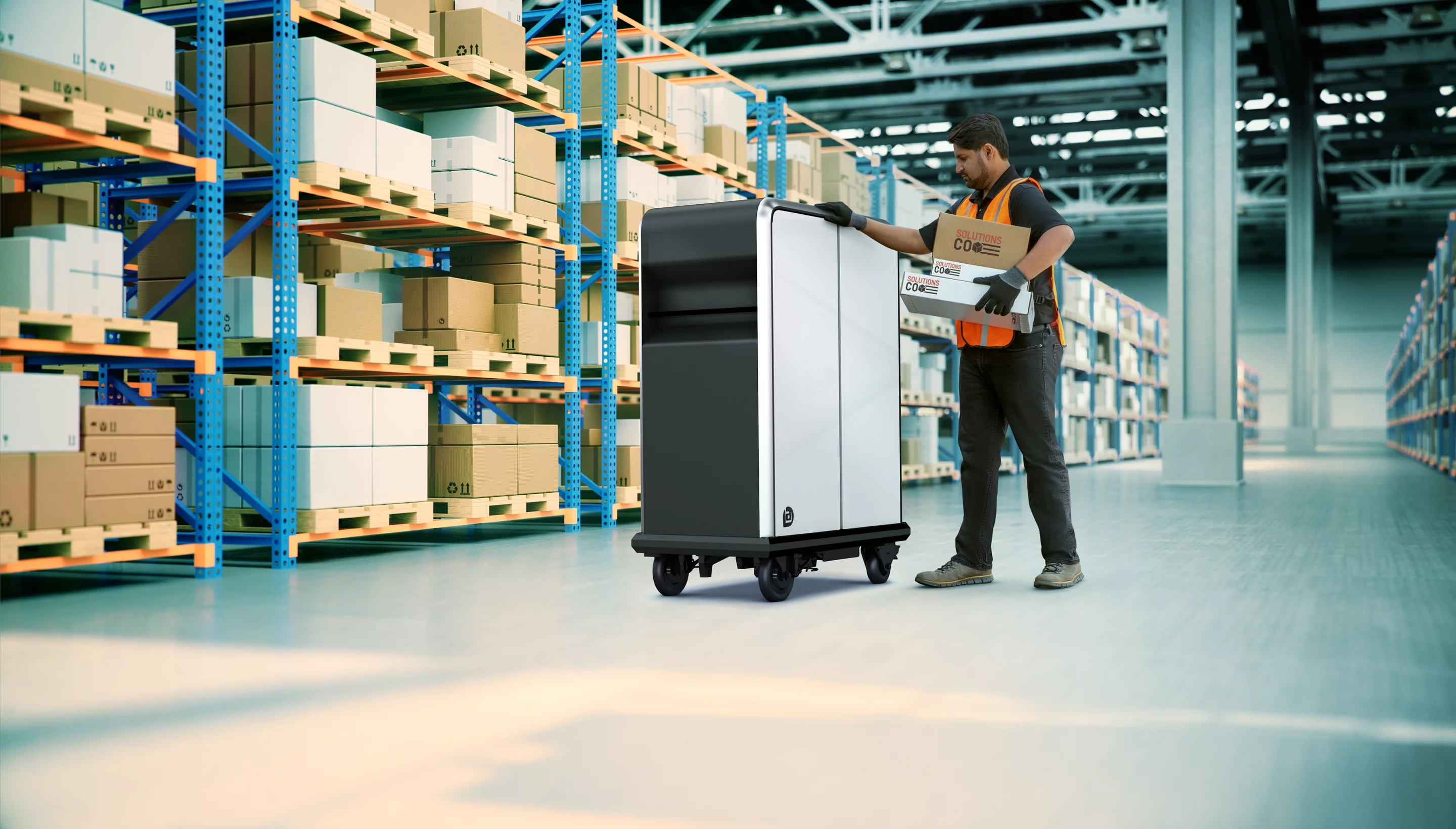 BrightDrop's first product launch will be the EP1 motor-assisted pallet designed to increase productivity and cut physical strain on logistics workers