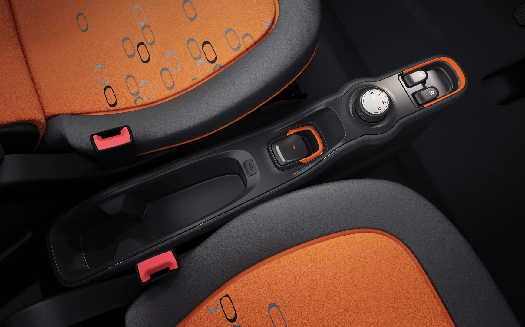 There's an electric parking brake in the Baojun E100