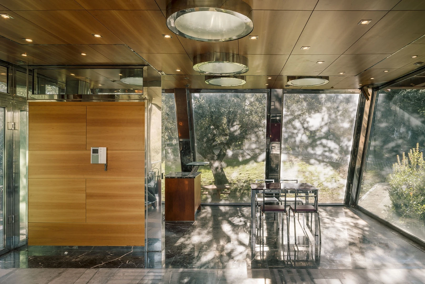 The Hidden Pavilion's kitchen and dining area