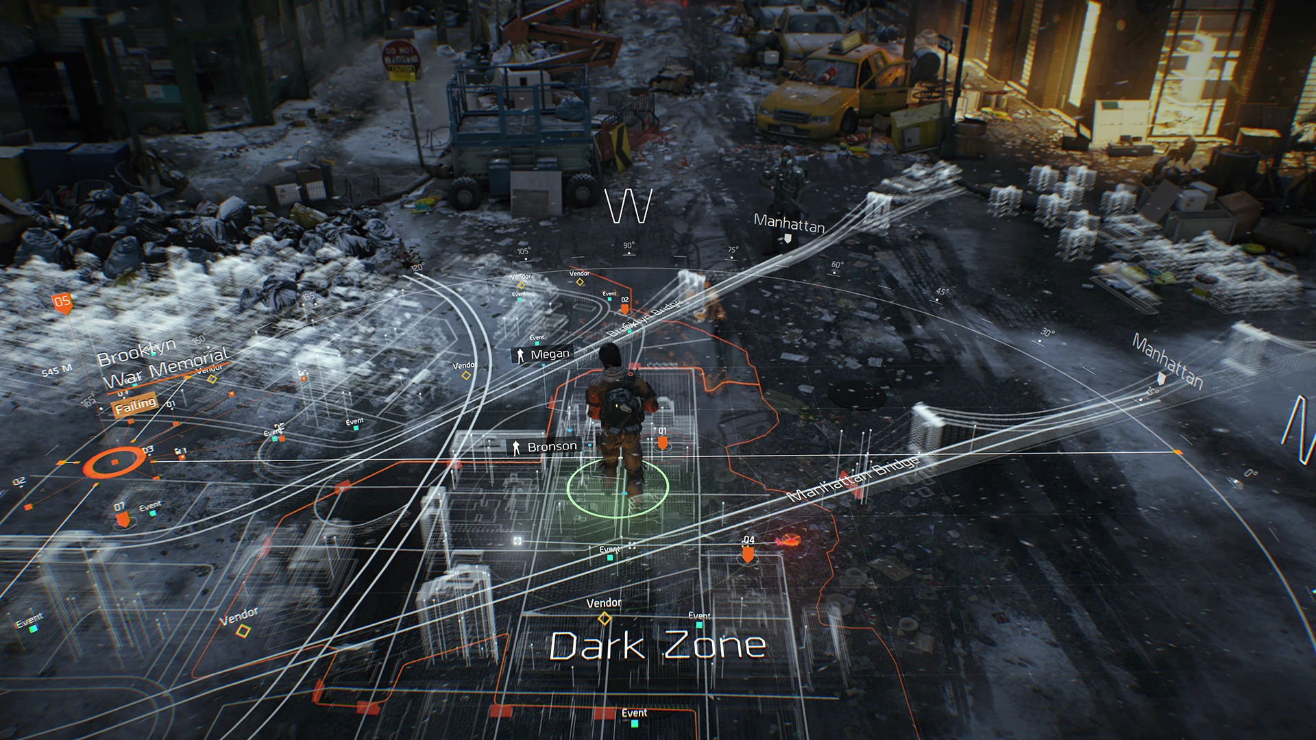 The Division casts players as members of an advanced military force trying to maintain order in a pandemic-stricken New York City