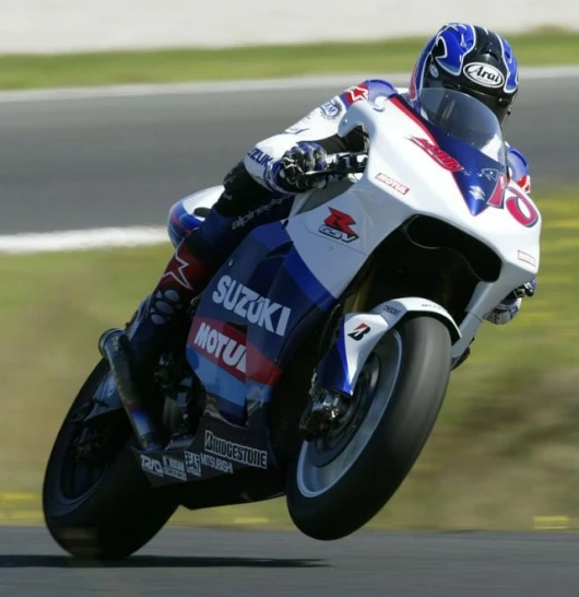 John Hopkins was one of the surprises of the off-season - Hopkins has speed and the Suzuki at last appears competitive