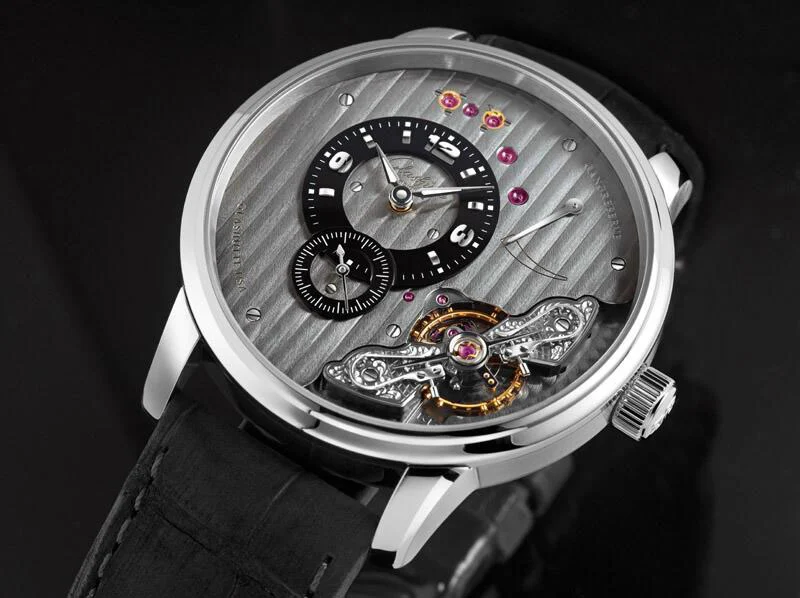 Glashutte Original PanoInverse XL - 42 mm diameter. Steel