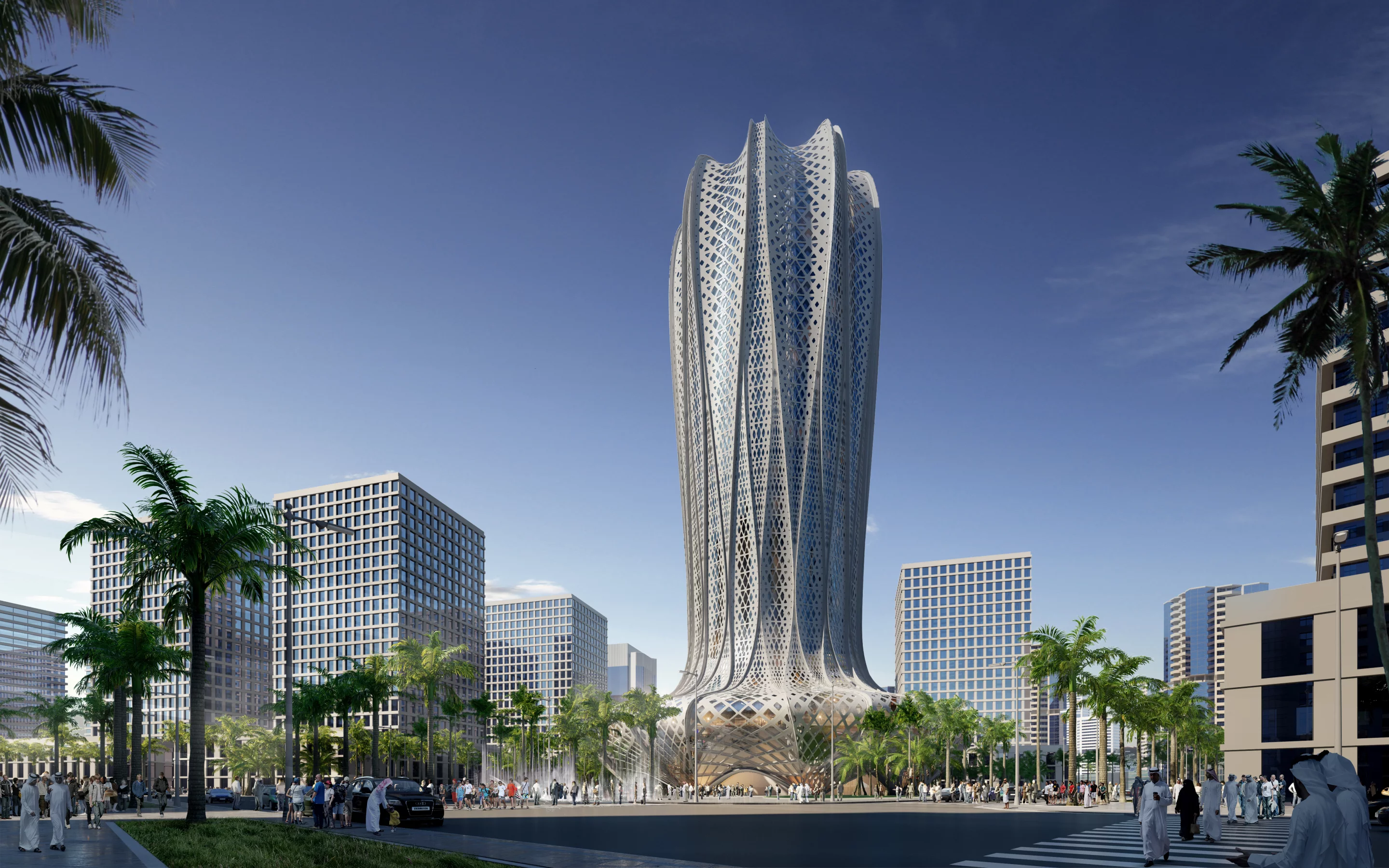 The skyscraper will rise to a height of 38 stories