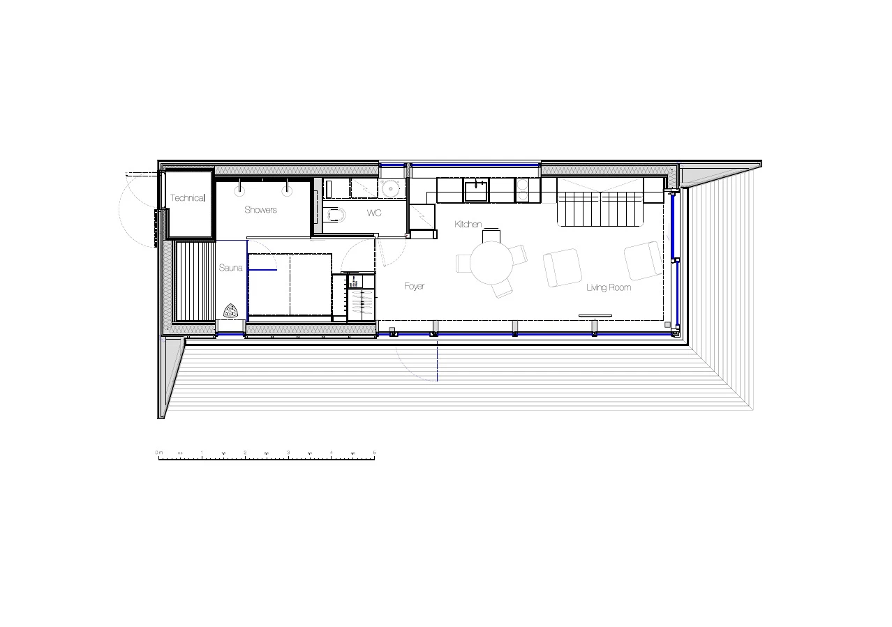 Architectural sketch of the prefab home (Image: Architect 11)