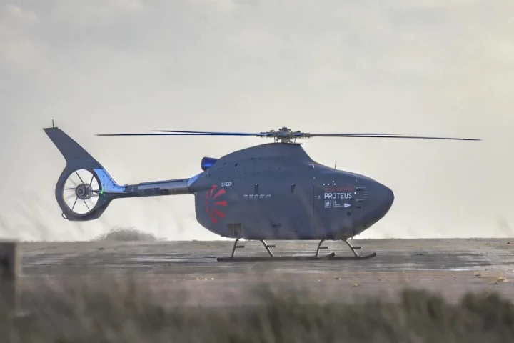 Proteus has a full-size helicopter with comparable perfomance