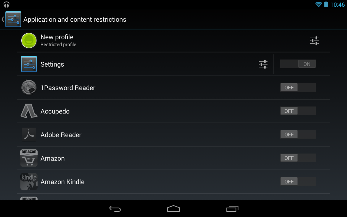 Multiple user accounts is a terrific addition to Android 4.3