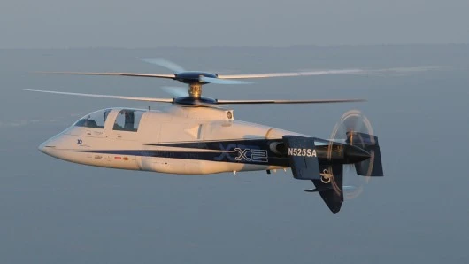 Record breaking Sikorsky co-axial helicopter