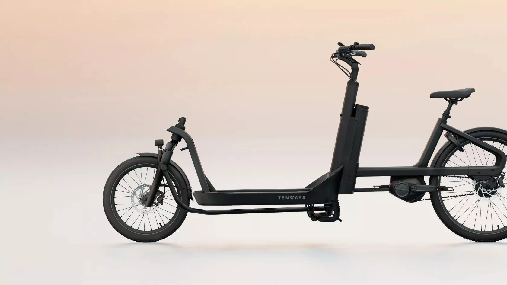 The 800-liter cargo box can be removed via four bolts