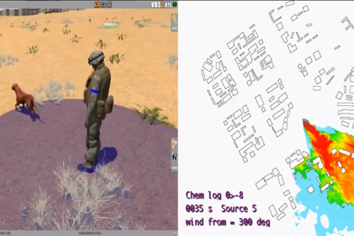Rover is a video game developed by the US military that uses an Xbox Kinect to help train dog handlers to detect subtle cues from bomb-sniffing canines