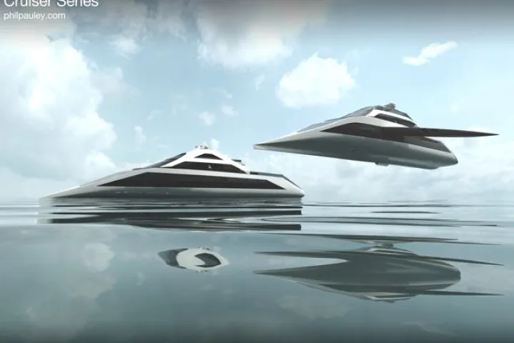 Phil Pauley's line of Cruiser watercraft would include the aptly-named Fly Cruiser