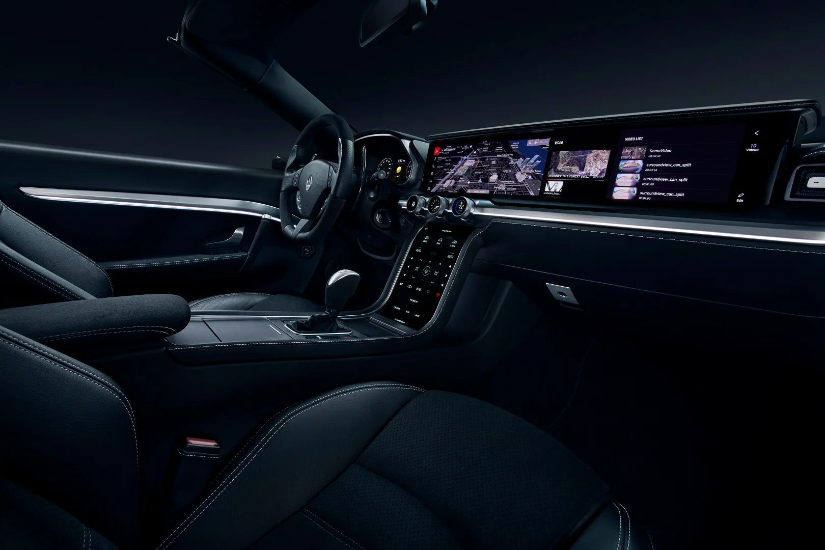 Coming in standard and advanced system configurations, the Digital Cockpit platform is designed to integrate the instrument cluster with the center console