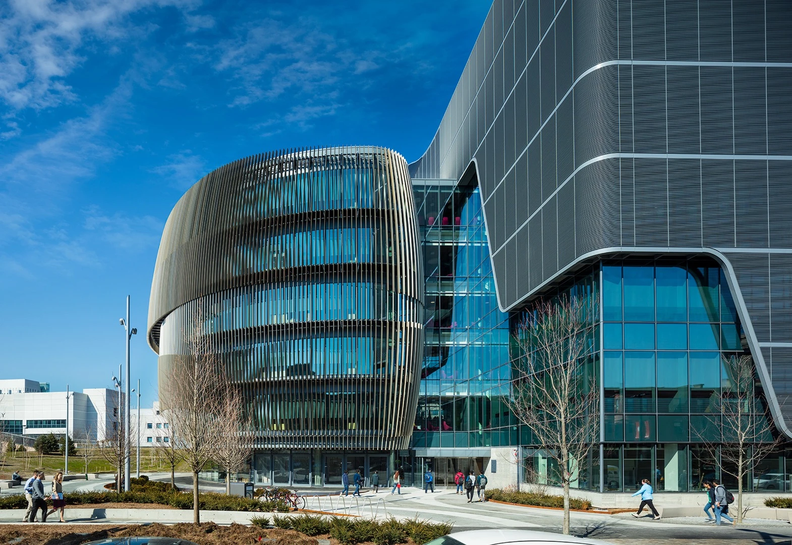 The Interdisciplinary Science and Engineering Complex was designed by Payette and expands Northeastern University’s Boston campus