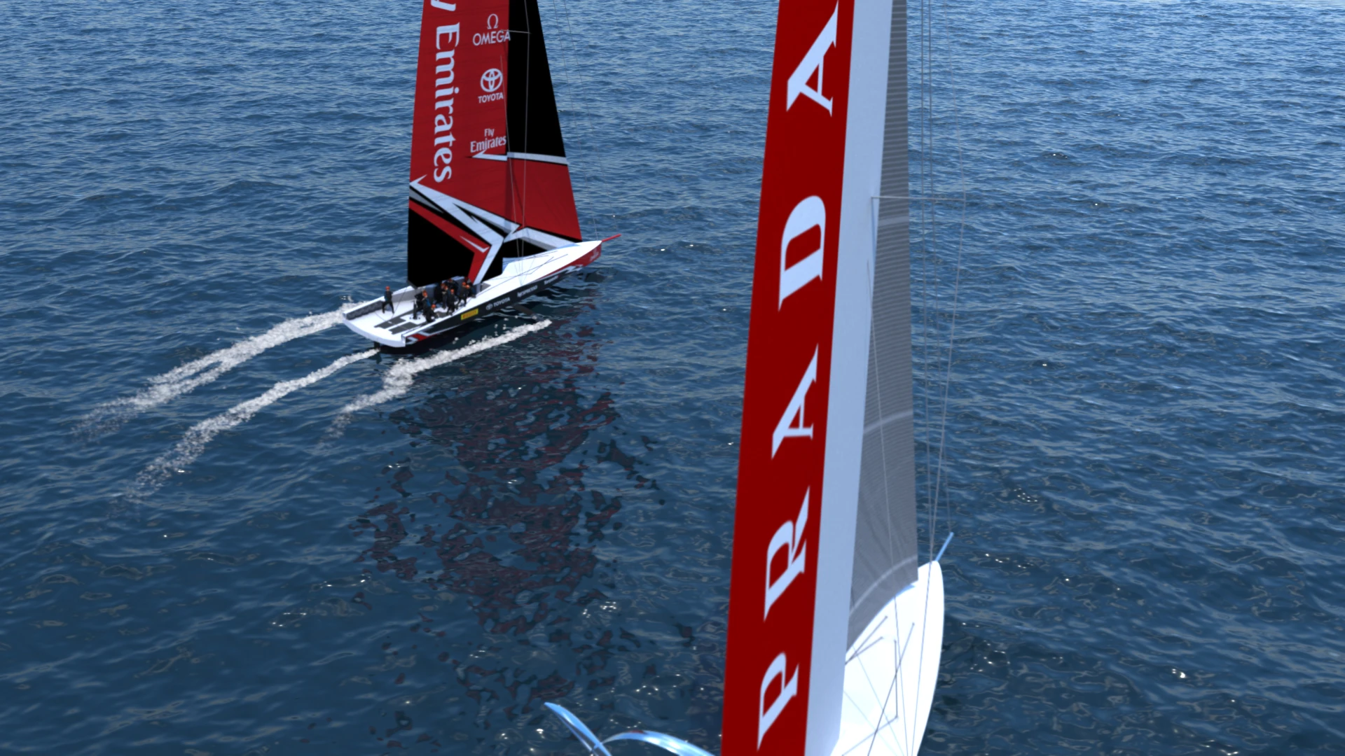 Looking beyond the America's Cup, Emirates Team New Zealand and Luna Rossa are looking at ways the AC75's innovating foiling system can be adapted to other sailing classes and yachts