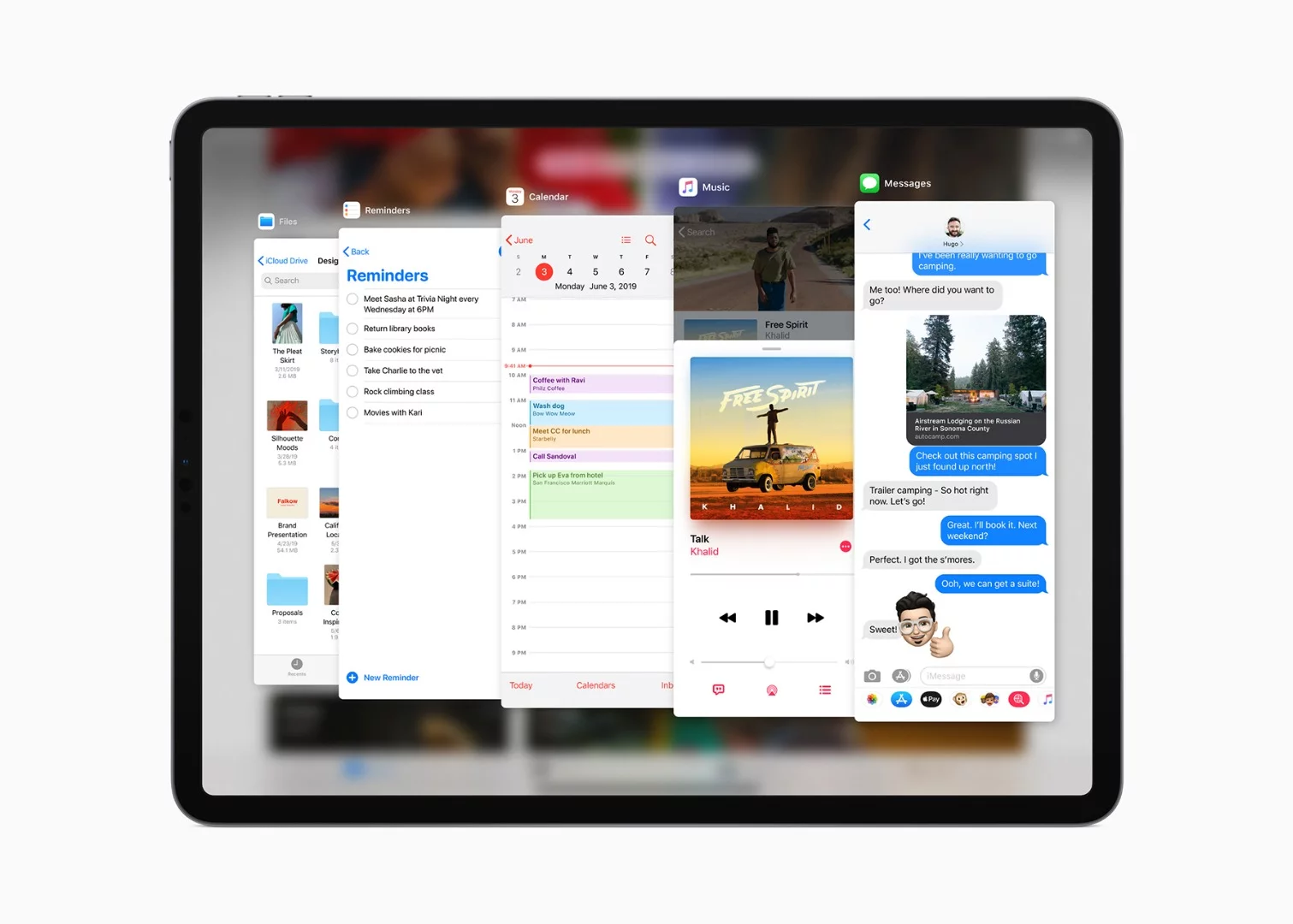 Multitasking between apps is easier with iPadOS