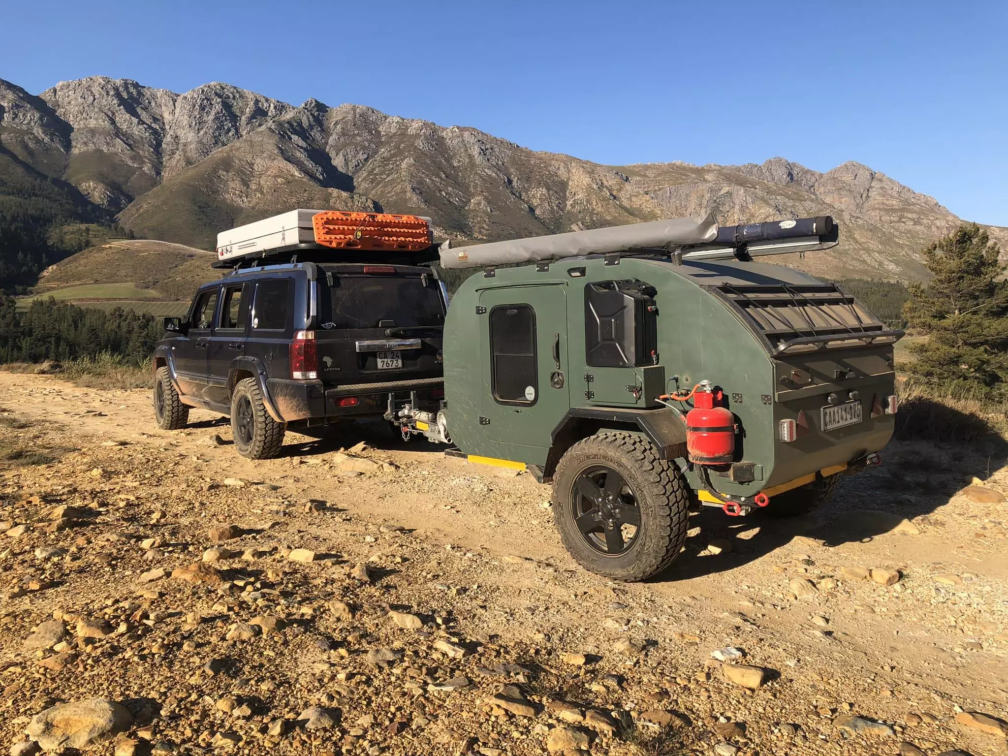 The Red Gecko measures just 12.6 feet long, a micro-camper perfect for a tiny SUV or truck