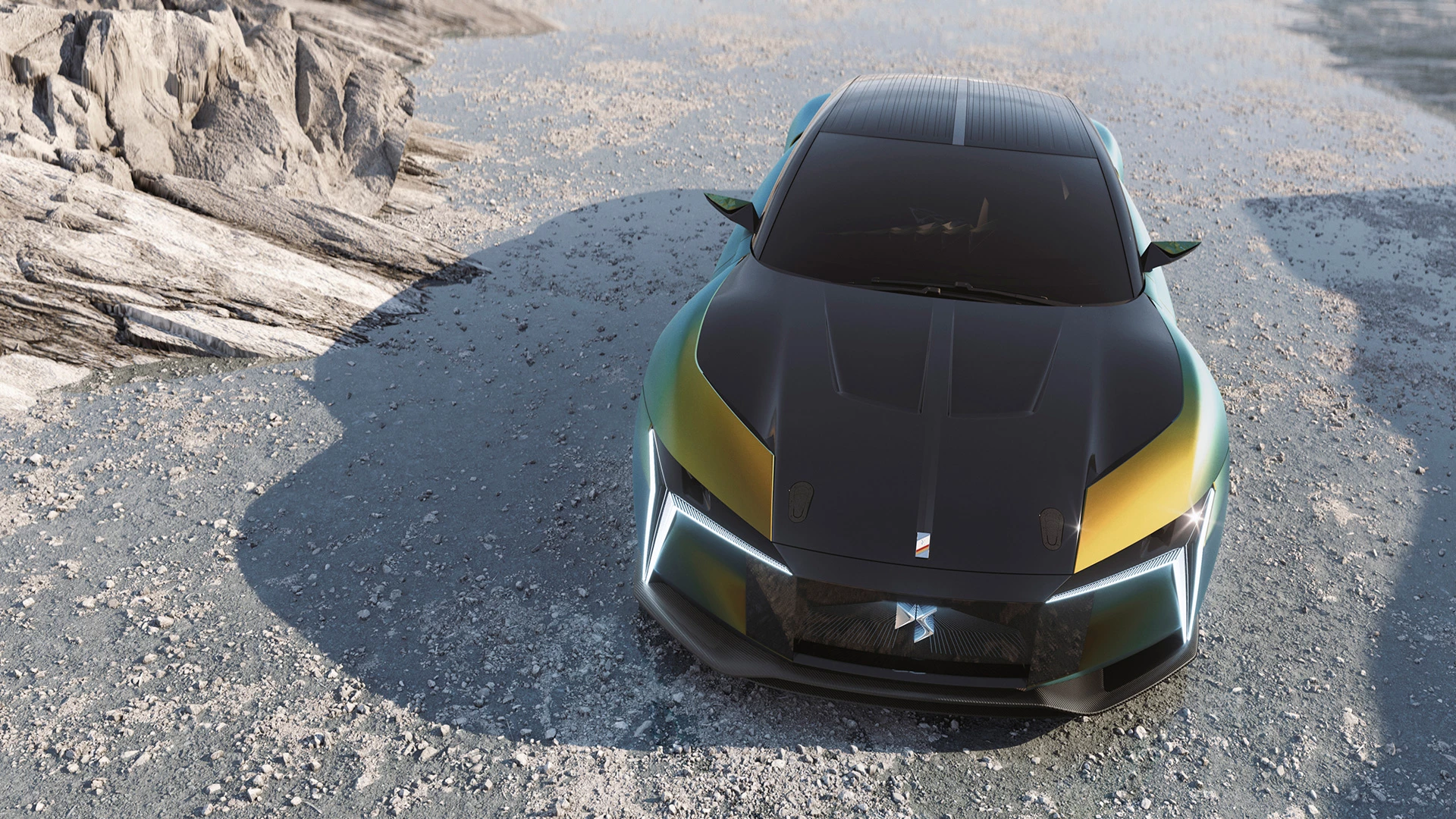 Tough black hood makes it look like it's come straight out of a tuner's shop