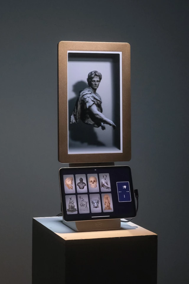 Looking Glass' iOS-enabled tech could find use in museums, where an iPad can make 3D models available for visitors to get a closer look from various angles