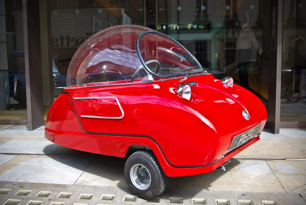 The three-wheeled Peel Trident microcar