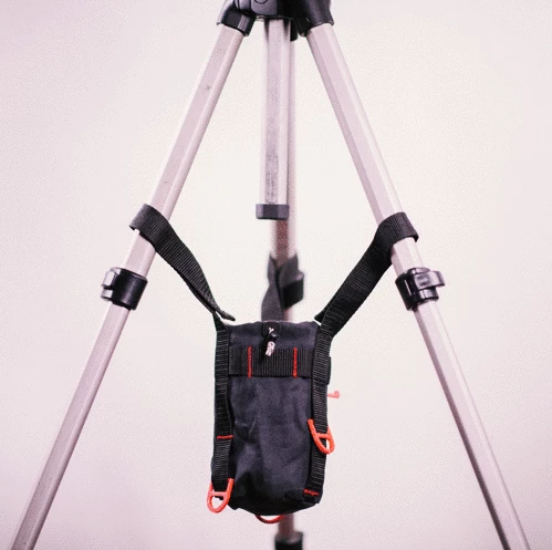 Trisak - hangs off the legs of any tripod